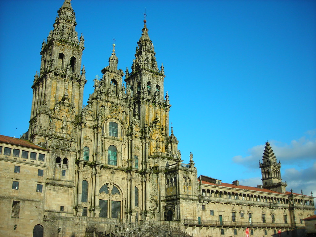 the cathedral in santiago de compostela