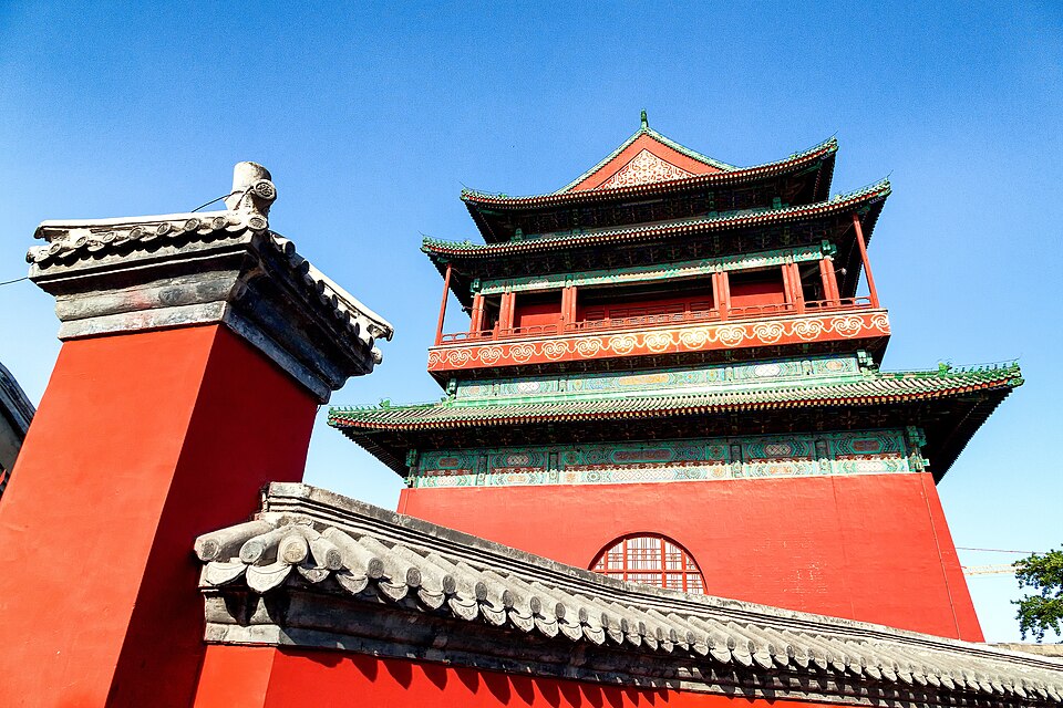 the drum tower in beijing
