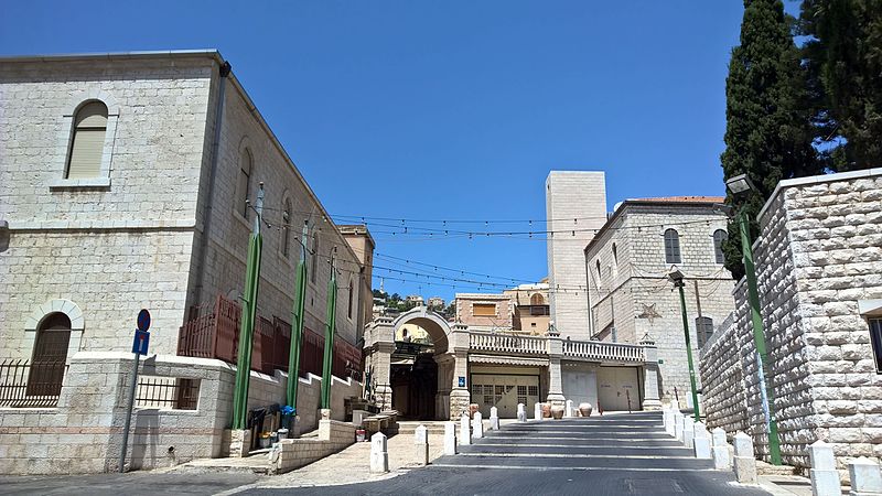 the entrance to the market of nazareth