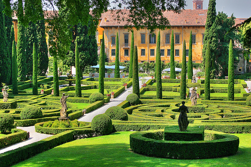 the giusti garden verona italy