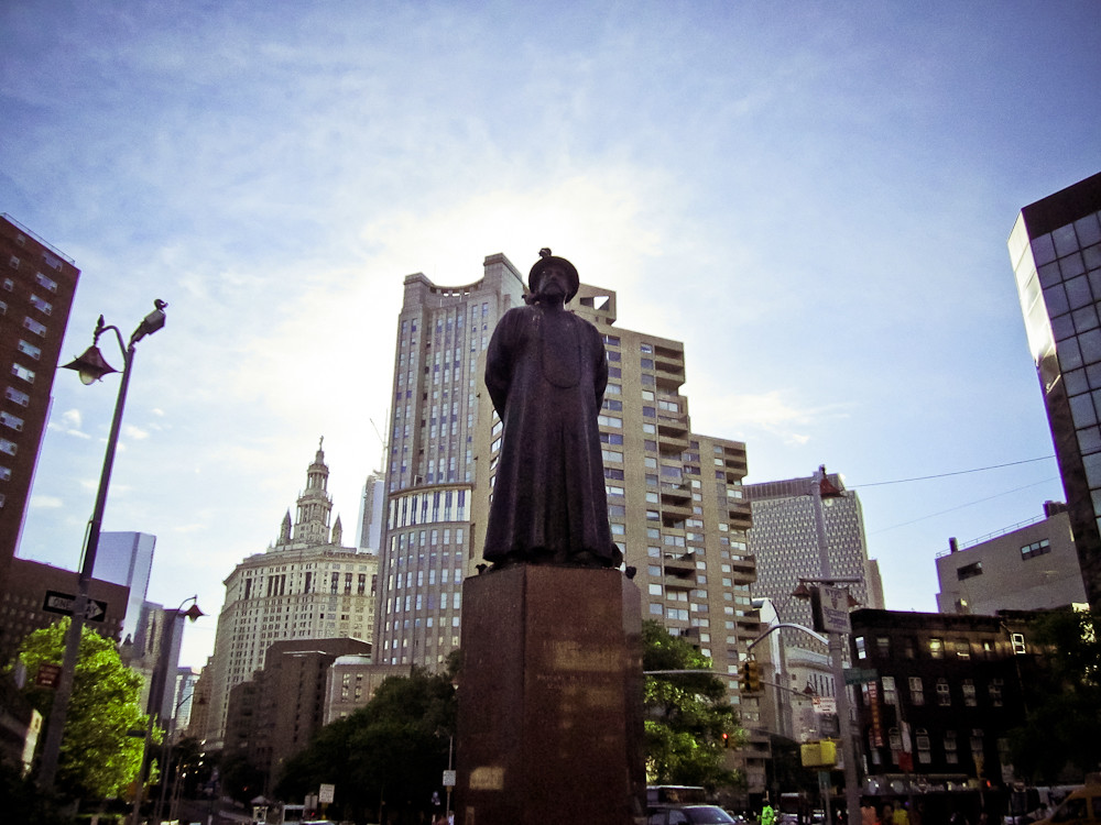 the historic lin ze xu statue