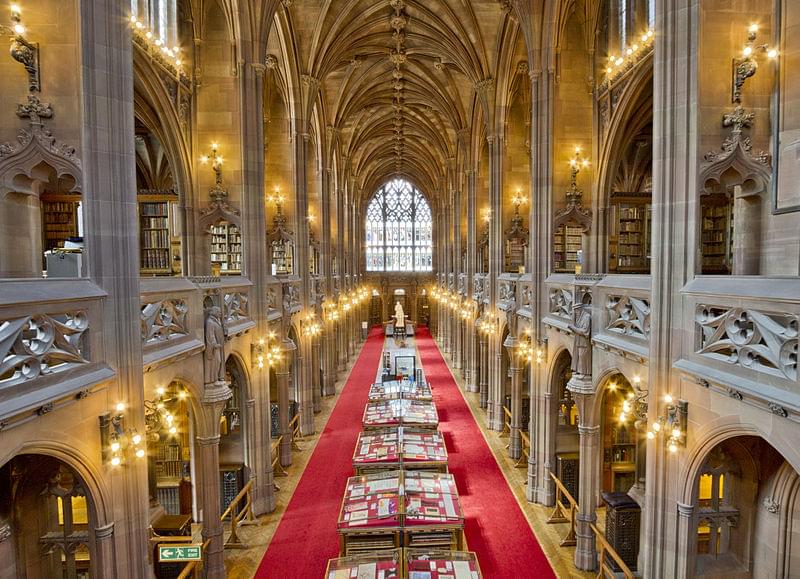 the john rylands library interior