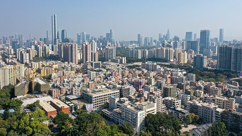 the panorama of nantou community in shenzhen 1