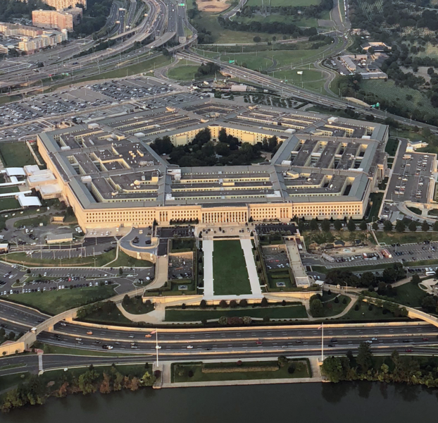 the pentagon cropped square