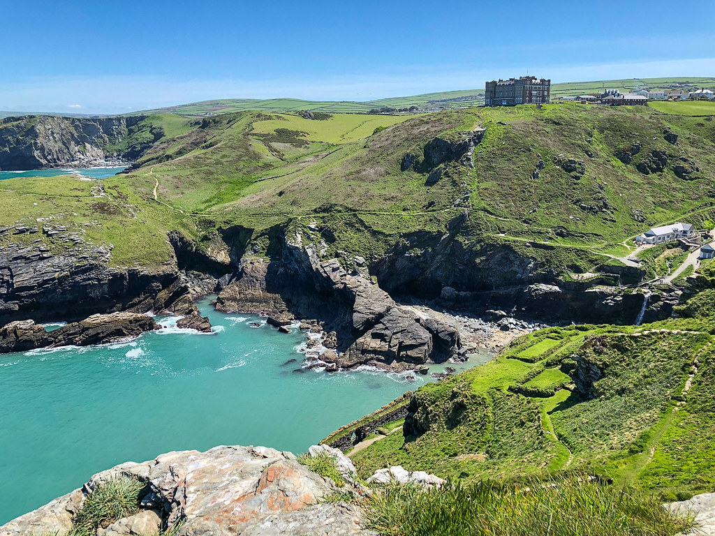 tintagel castle view