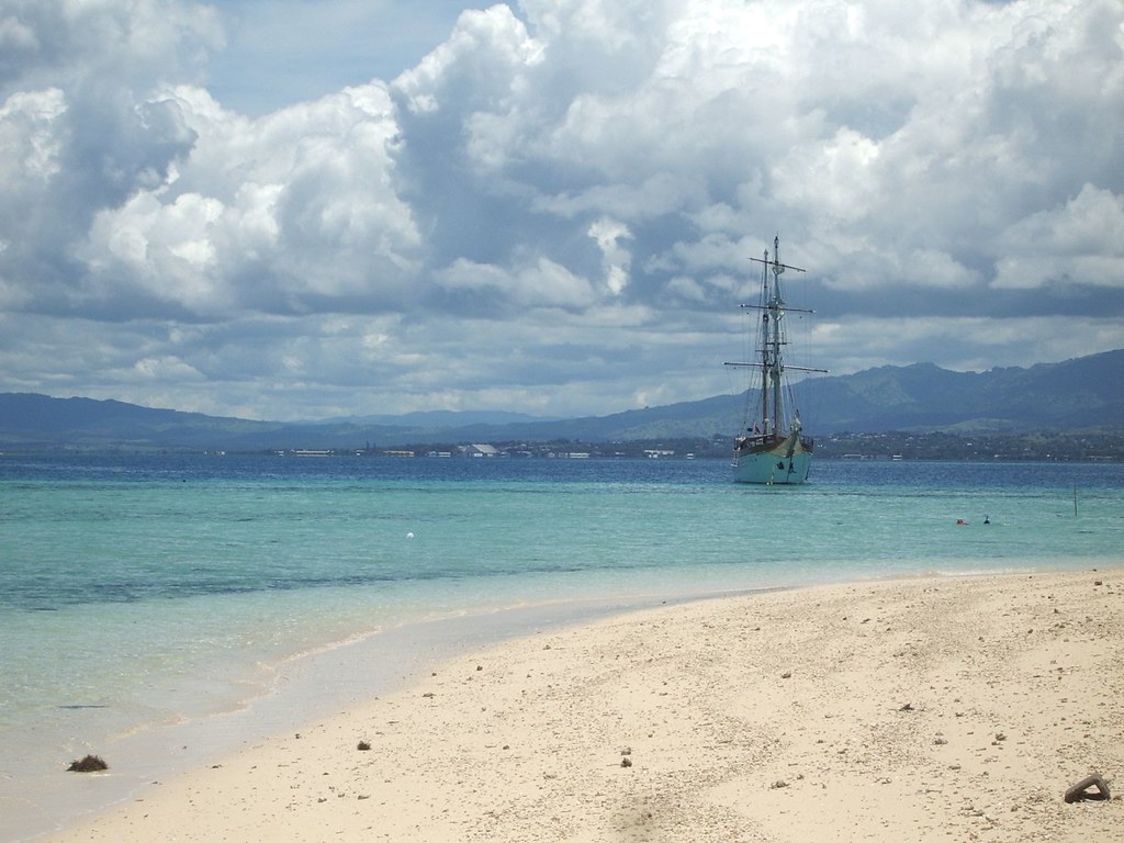 tivua island and ship