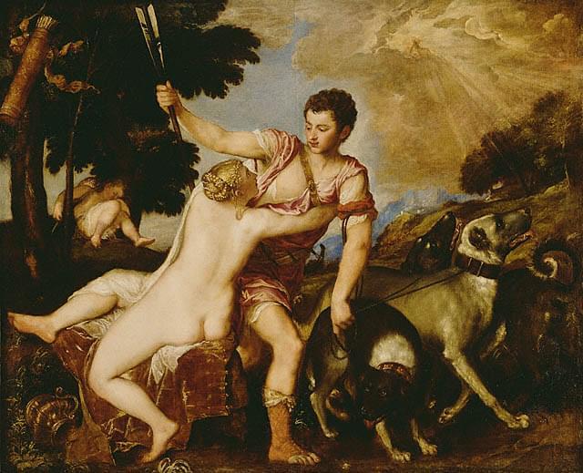 tiziano venere e adone