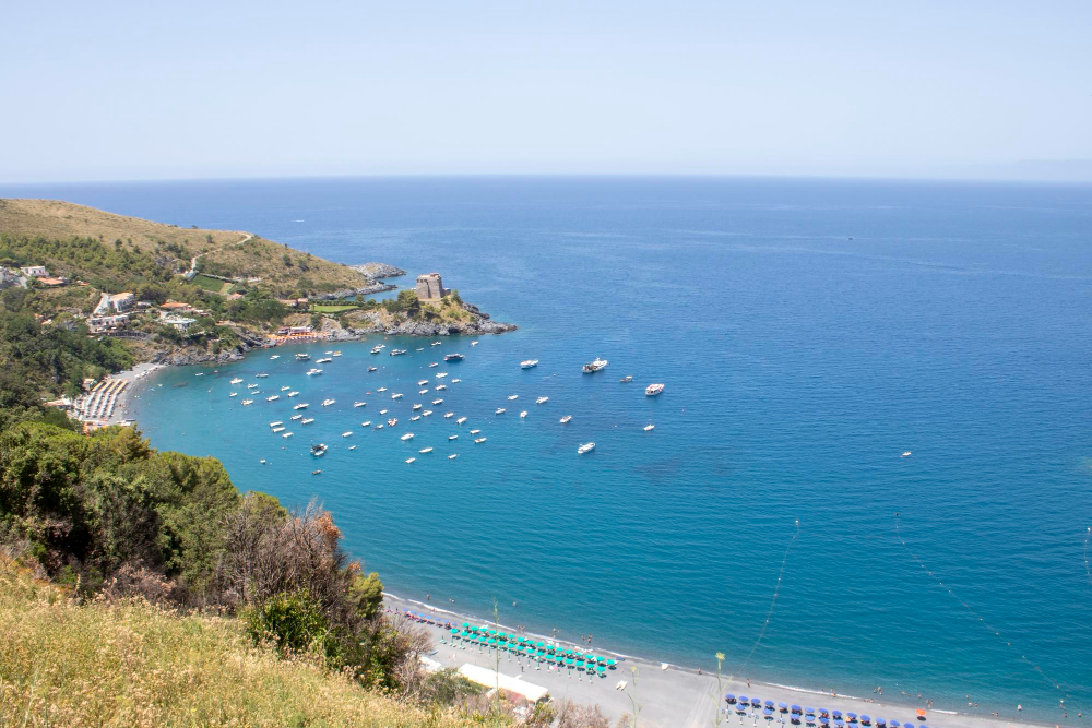 torre crawford san nicola arcella calabria italia baia azzurra e torre crawford a san nicola