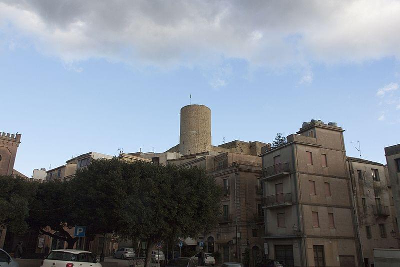 torre del castello di salemi