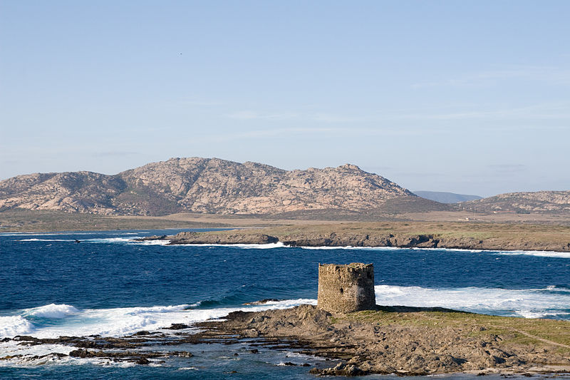 torre della pelosa isola piana asinara da capo falcone