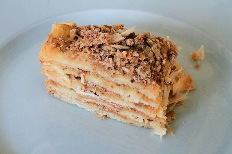 la deliziosa torta napoleon