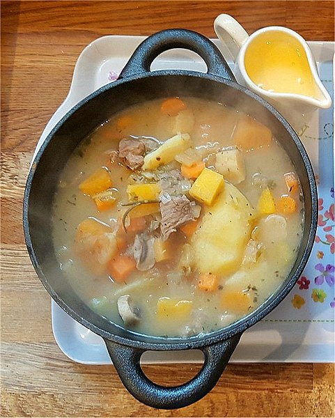 Traditional Irish Stew Is Made With Lamb In Ireland