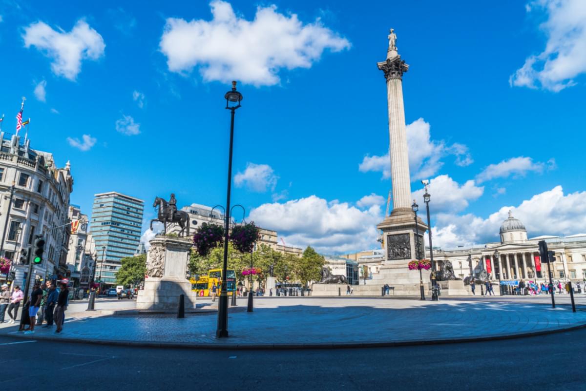 trafalgar square is public space tourist attraction central london 1