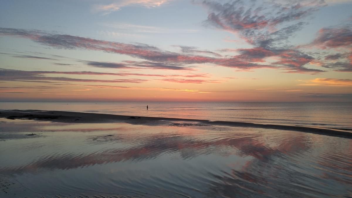 jurmala il mar baltico tramonto 1