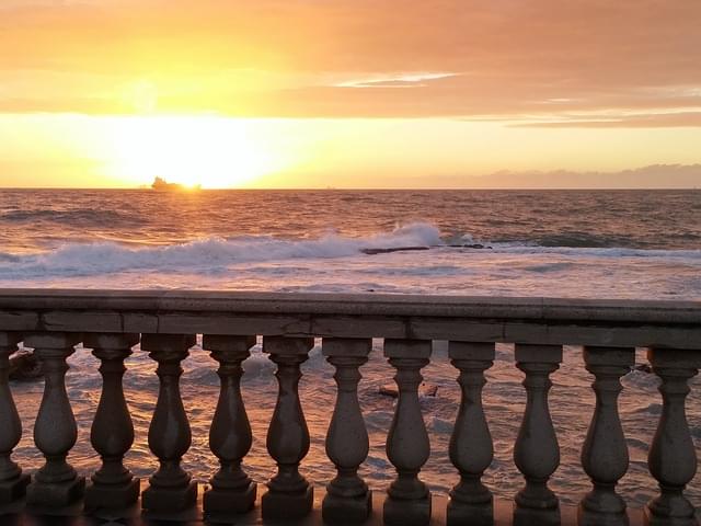 tramonto dalla terrazza mascagni