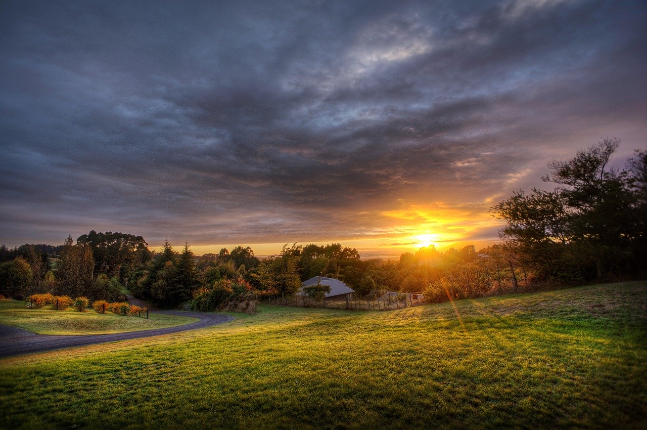 Tramonto in agriturismo