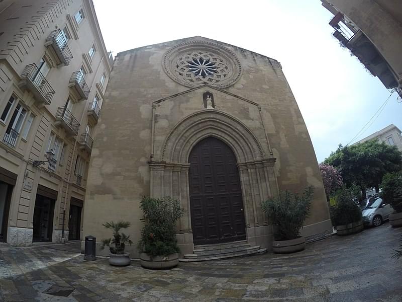 trapani chiesa di sant agostino