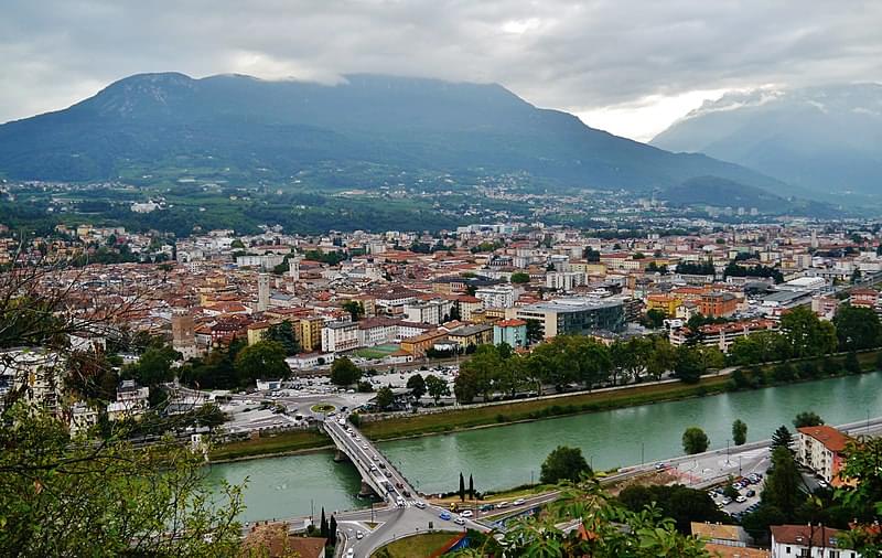 Trento Blick Vom Doss Trento Auf Die Altstadt 1