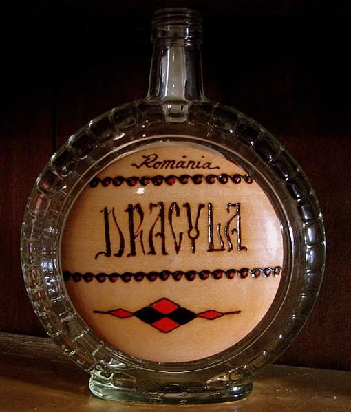 tuica bottle from romania