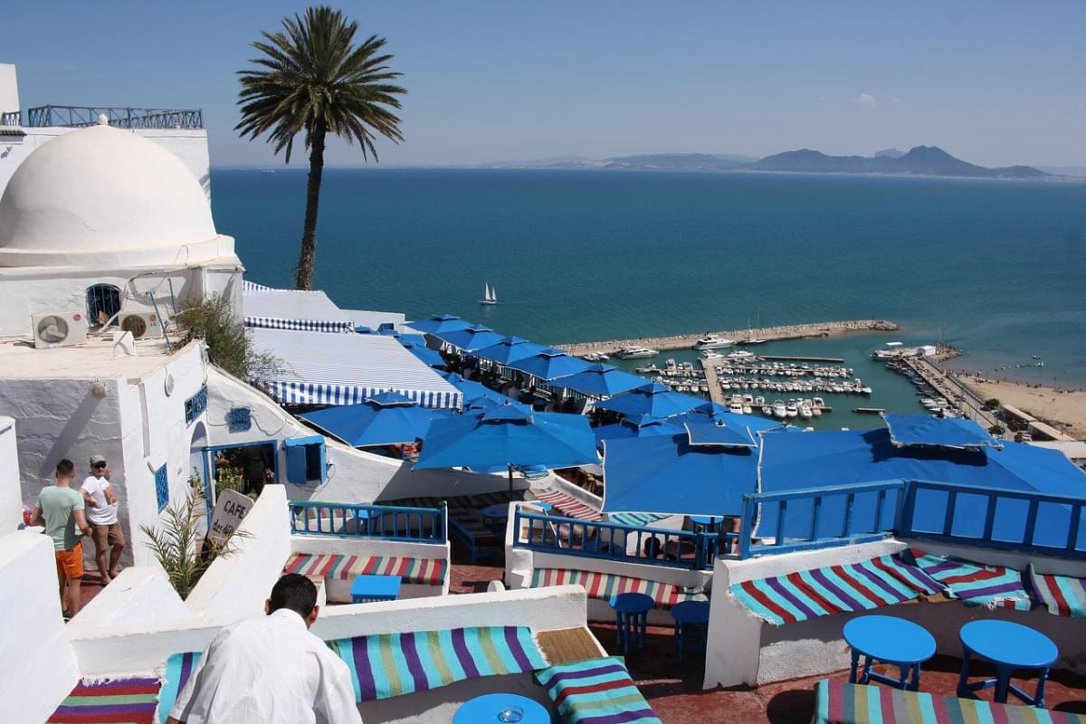 tunisi tunisia sidi bou said mare