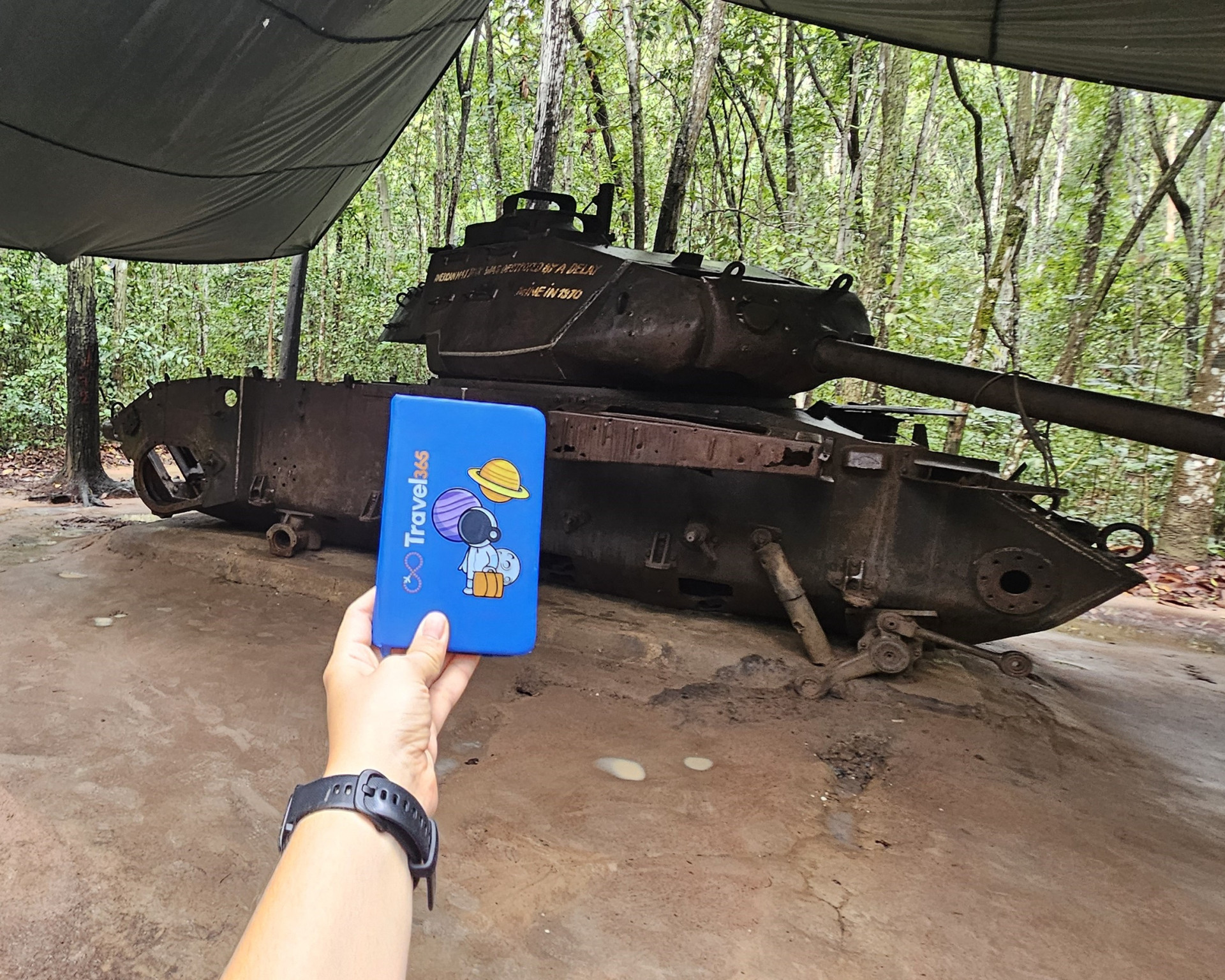 Ingresso dei Tunnel di Cu Chi vicino a Ho Chi Minh