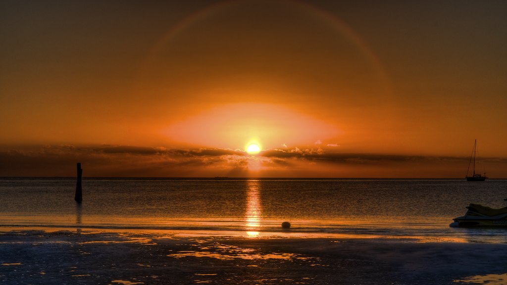 turks and caicos sunset