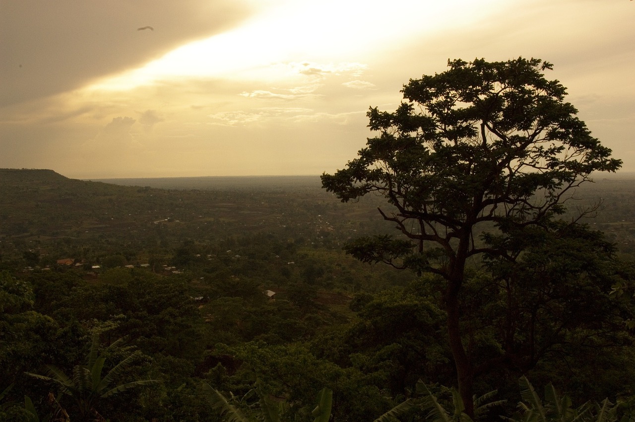 uganda africa tramonto cielo 1