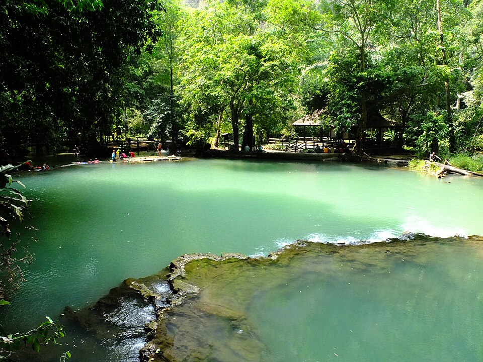 uppermost pool of thanbok khoranee waterfall