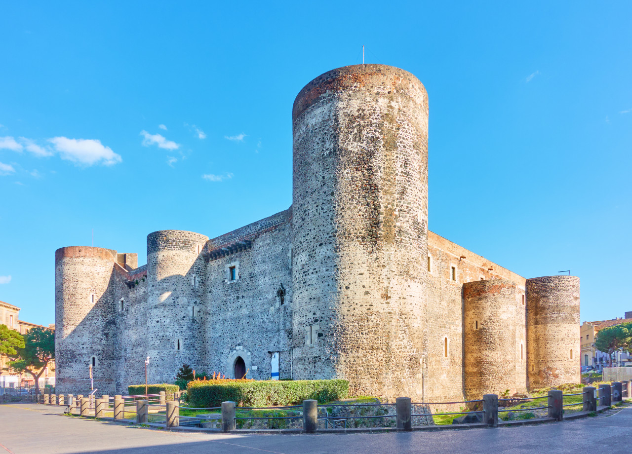 ursino castle catania italy