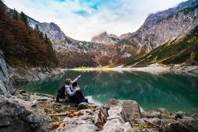 Avventura Lago Di Montagna Alpi
