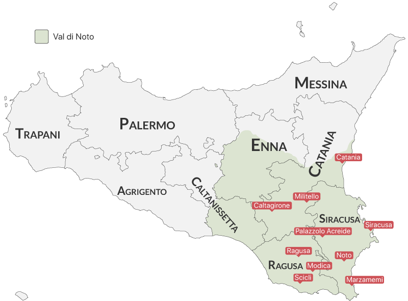 val di noto sicilia