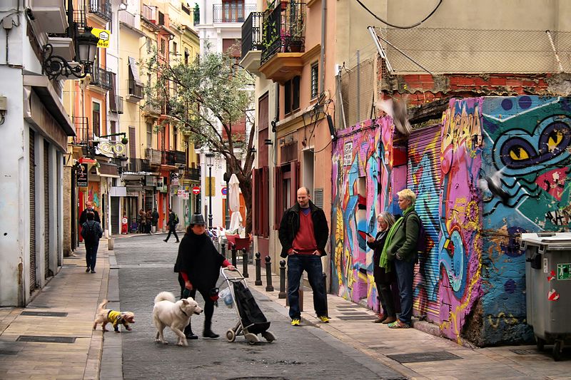 valencia barrio del carmen murales