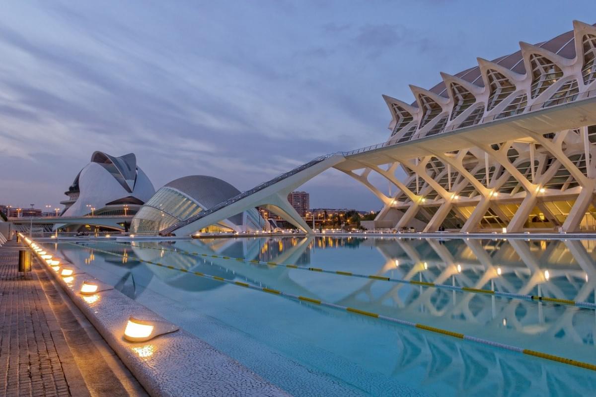 valencia spagna calatrava tramonto 5 1