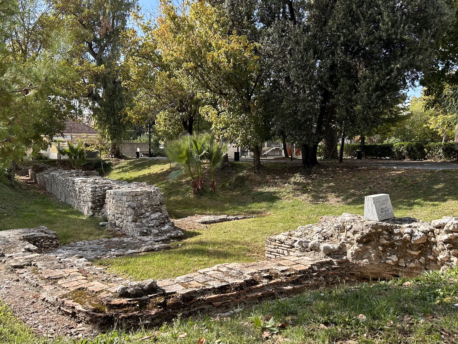 valona antiche rovine della citta di aulon