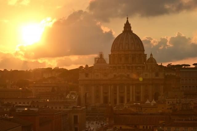 Tramonto su Roma