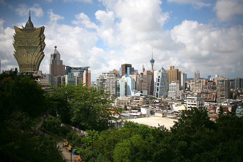 veduta del centro di macao dalla fortaleza do monte 1