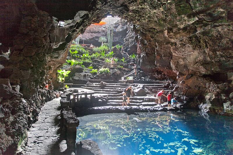 veduta di jameos del agua lanzarote