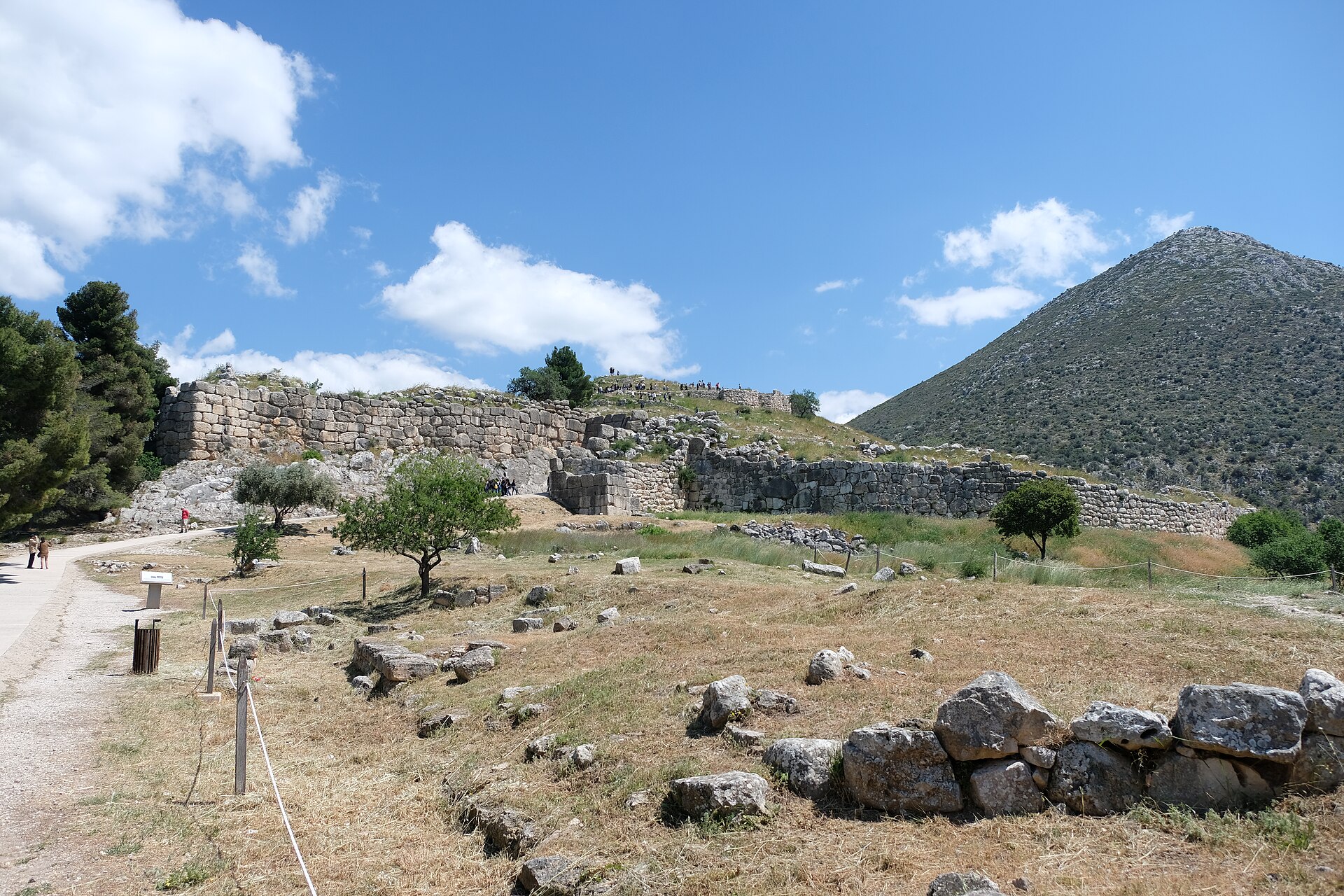 veduta di micene