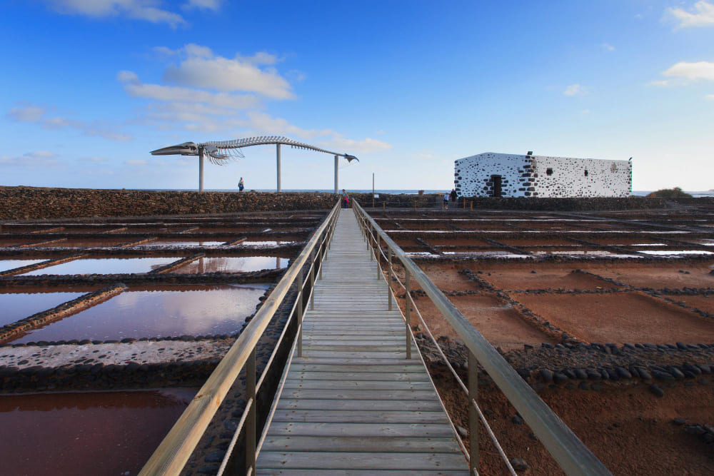 vedute delle tradizionali saline del carmen