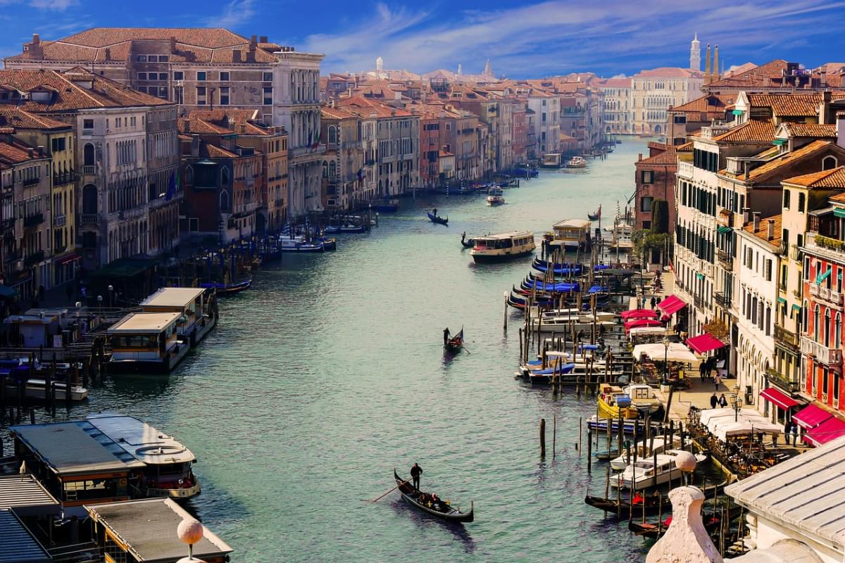 venezia canale grande gondoliere