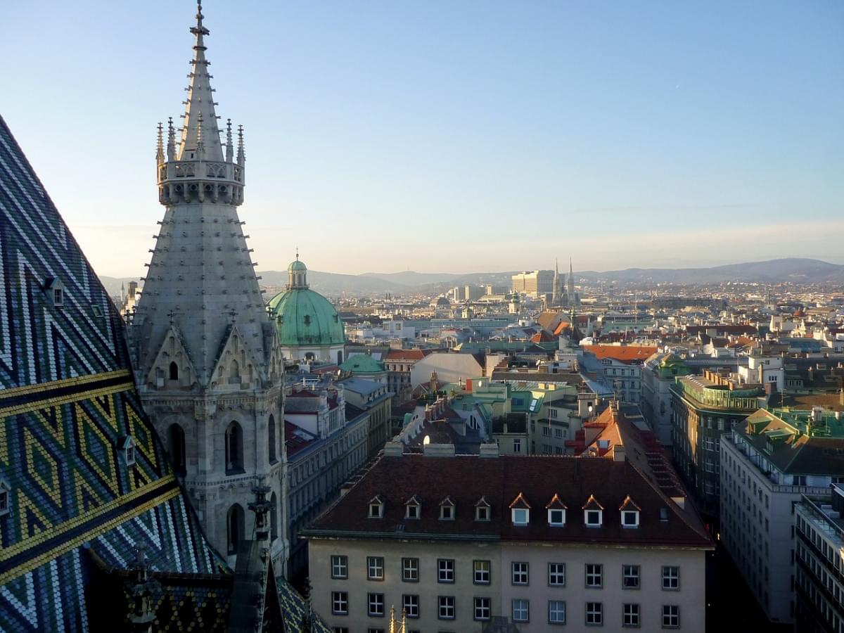 vienna panorama austria stephansdom 1