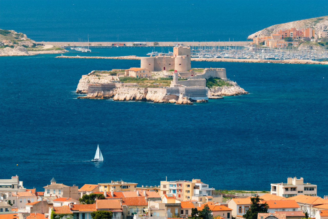 view marseille town marseille france