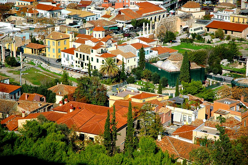 view of plaka district in athens greece panoramio