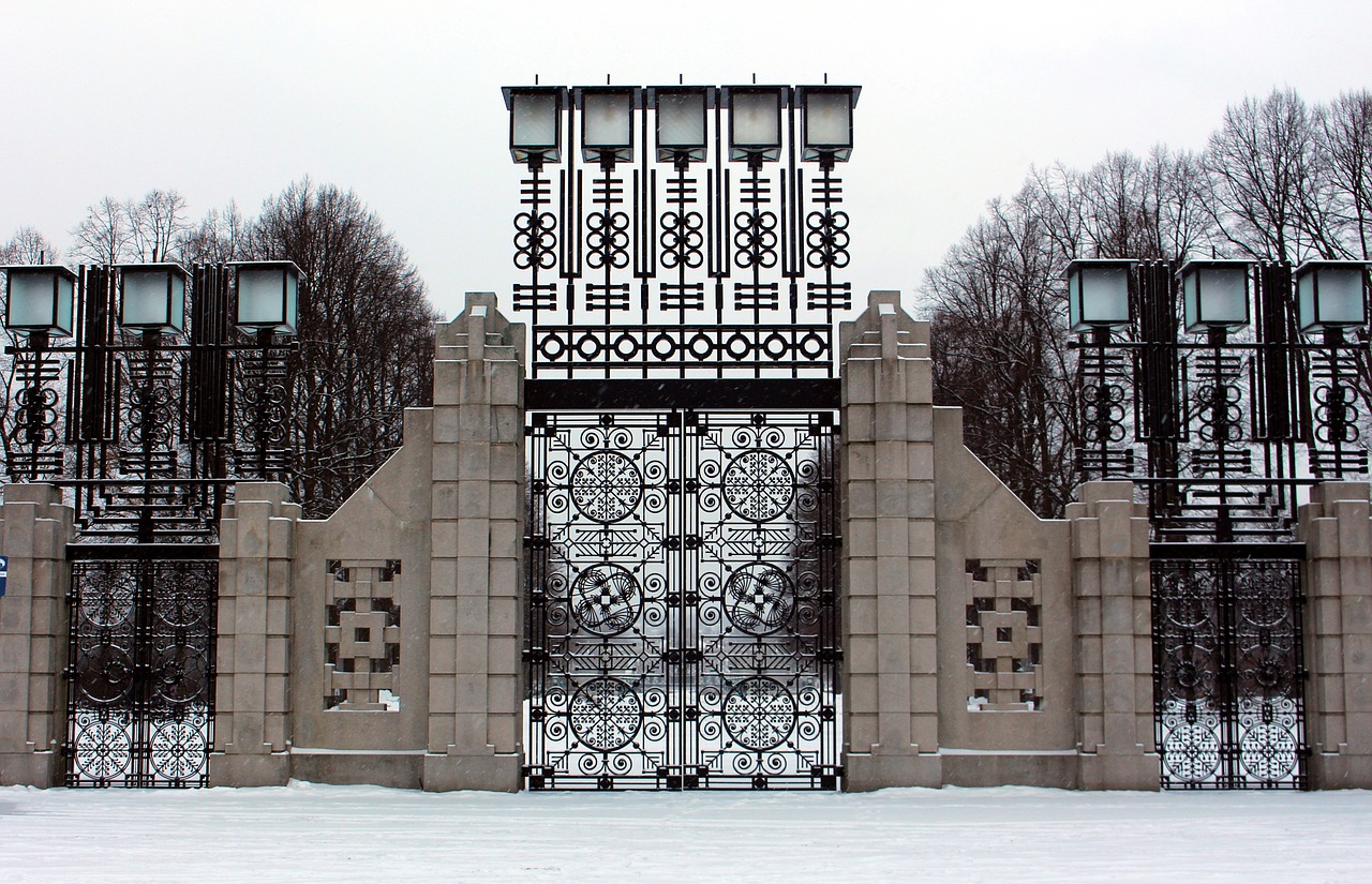 vigeland park cancello ingresso