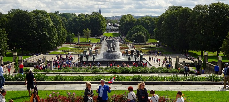 vigeland park fountain