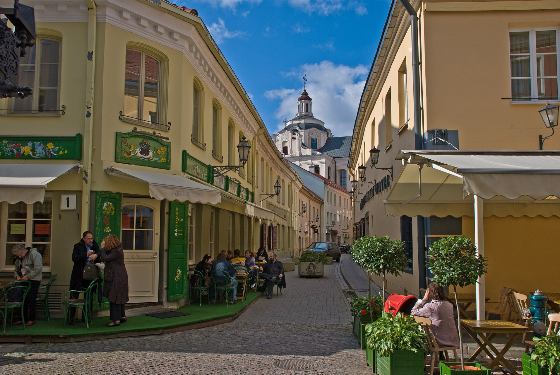 vilnius old town lithuania 14 sept 2008 1