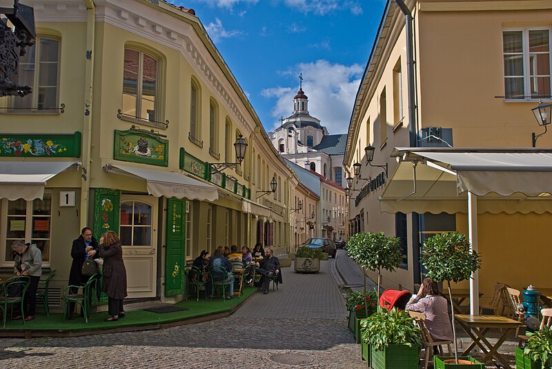vilnius old town lithuania 14 sept 2008