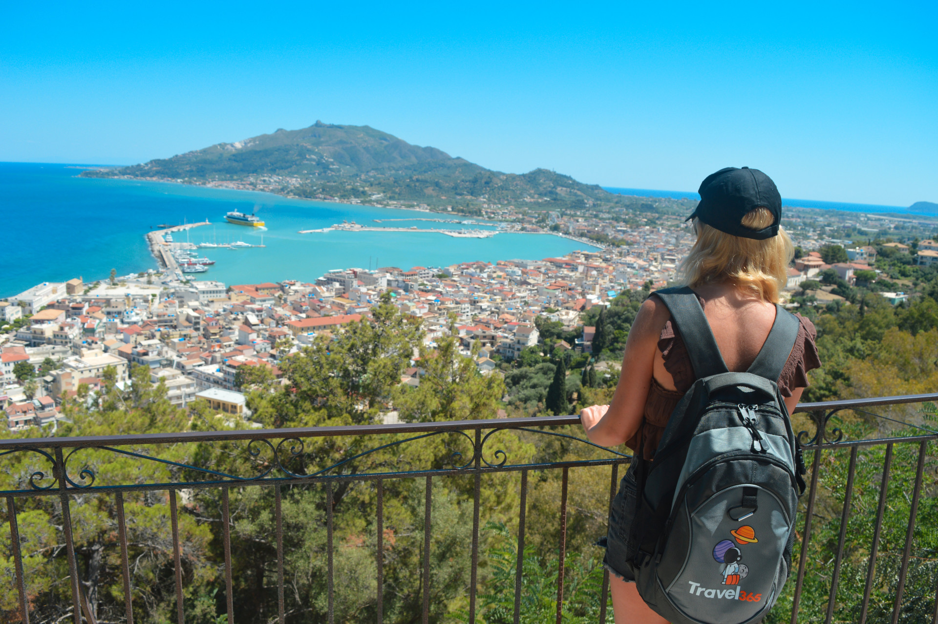 vista da bochali su zante citta