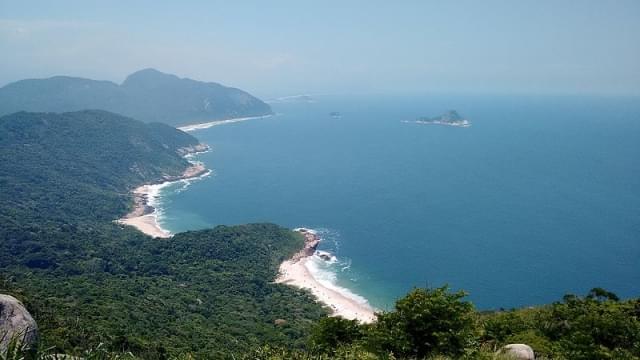 vista da pedra do tel c3 a9grafo barra de guaratiba rio de janeiro