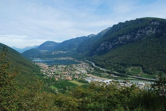 vista dal monte san giorgio sul lago ceresio panoramio